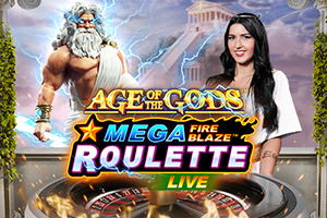 Mega Fire Blaze Age Of Gods Roulette Live - KISS69