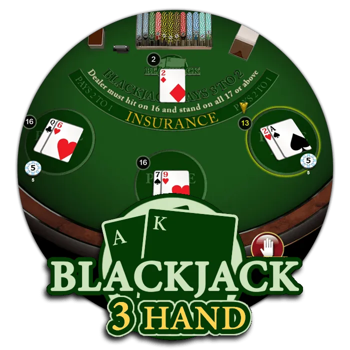 Blackjack 3 Hand - KISS69